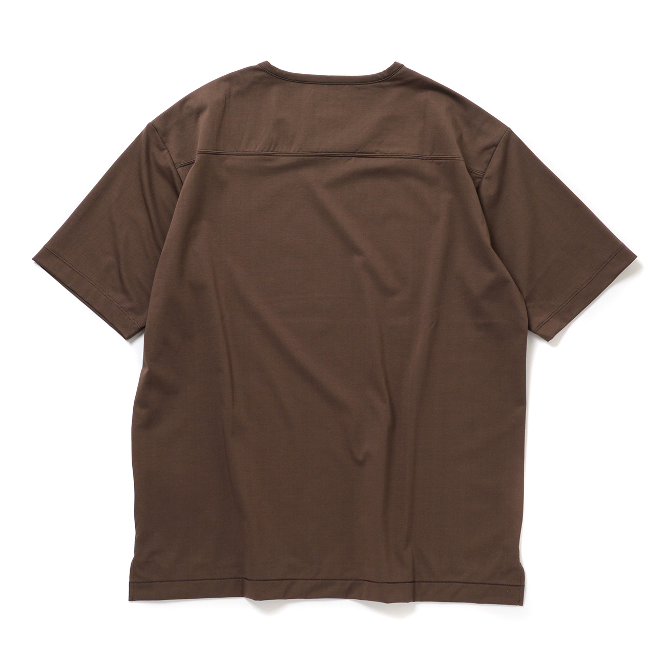 DRESS TEE (S/S) - Walnut 背面