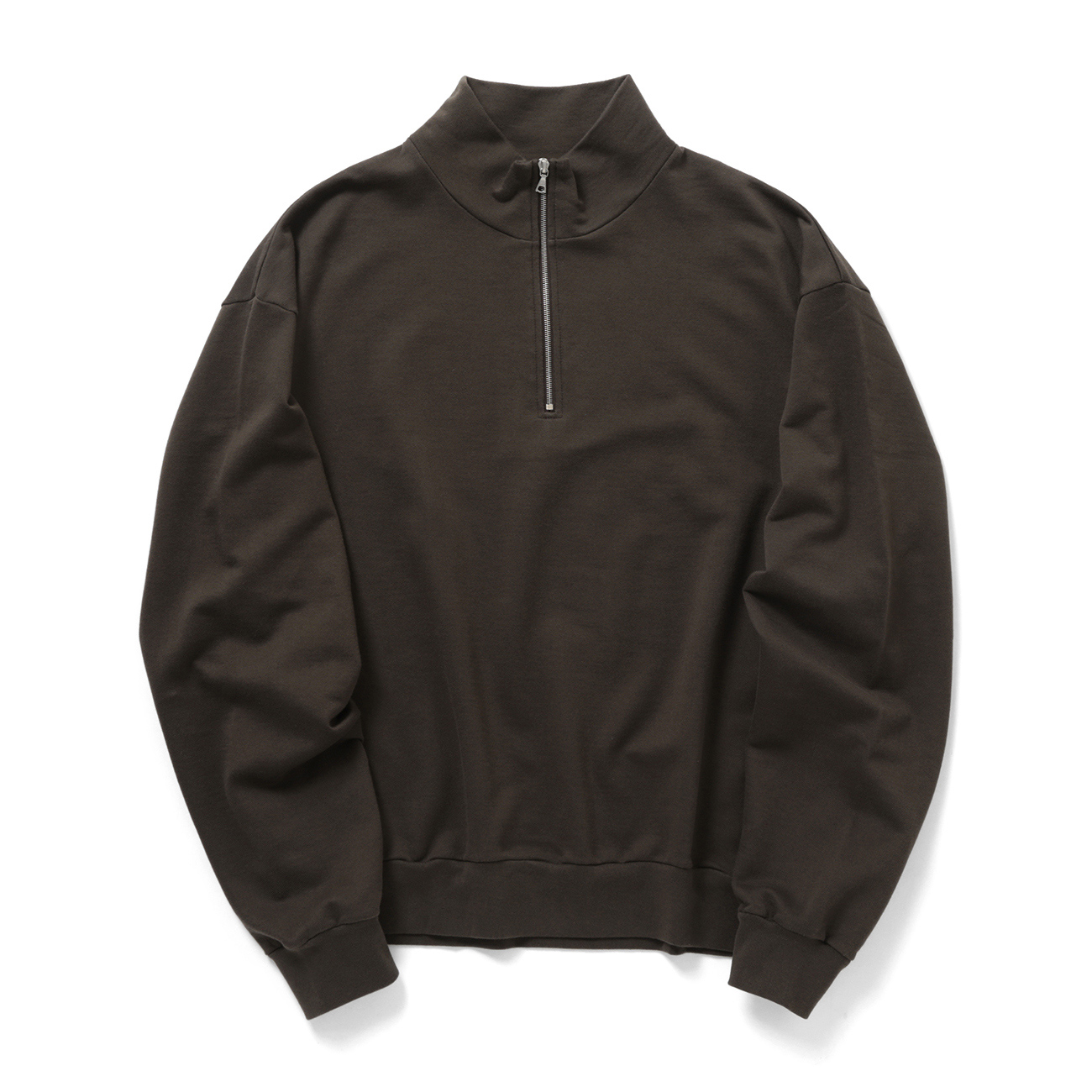 SUPER HIGH GAUGE SWEAT HALF ZIP P/O