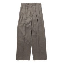 AURALEE / オーラリー | SUPER LIGHT WOOL TWO-TUCK SLACKS (レディース) - Top Brown