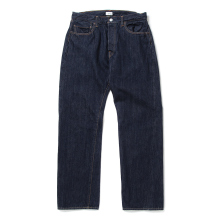 Straight 5 Pocket Pants (Real Indigo) - Navy (One Wash)