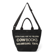 COW BOOKS / カウブックス | Bucket Shoulder - Black × Ivory