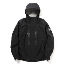 and wander / アンドワンダー | 2.5L hiker rain jacket - Black