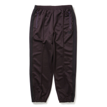 Zipped Track Pant - Poly Smooth - Dk.Purple