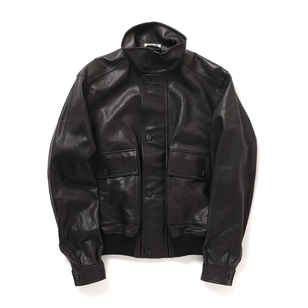 TEXTURED LAMB LEATHER BLOUSON