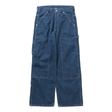 HAND ROOM / ハンドルーム | PAINTER PANTS - Medium Indigo