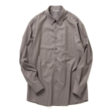 SUPER LIGHT WOOL SHIRT (メンズ) - Top Brown