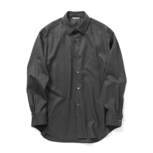 SUPER LIGHT WOOL SHIRT - Top Charcoal