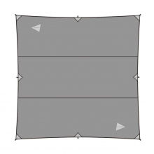 and wander / アンドワンダー | and wander tarp 44 - Gray