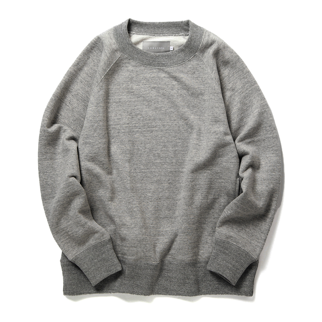RAFFY HIGH-CREW NECK P/O plain
