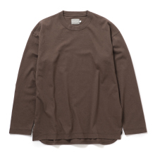 AGED COTTON TEE (L/S) - Cacao