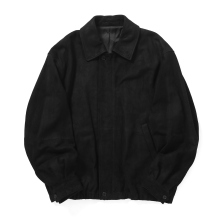 ssstein / シュタイン | GOAT SUEDE ZIP JACKET - Black