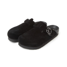 Needles / ニードルズ | Clog Sandal - Suede Lthr. - Black