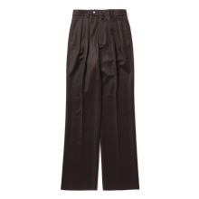 NEAT / ニート | Wool Tricotine Wide - Brown