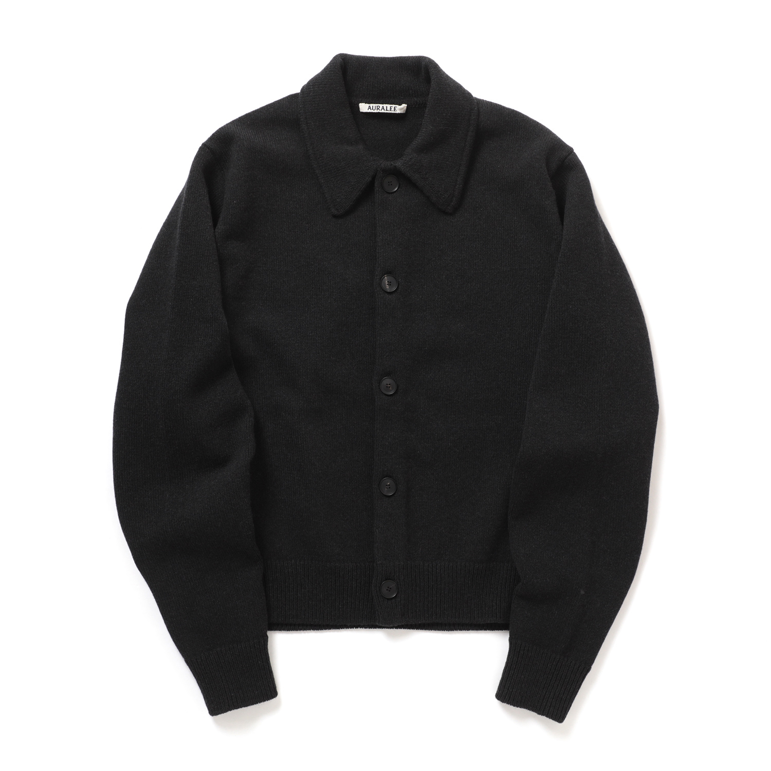 SUPER FINE WOOL KNIT SHIRT CARDIGAN 