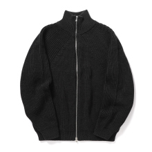 BATONER / バトナー | SIGNATURE DRIVERS KNIT (メンズ) - Charcoal