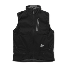 and wander / アンドワンダー | airflow light vest - Black