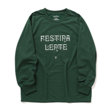 South2 West8 / サウスツーウエストエイト | L/S Tee - FESTINA LENTE - Green