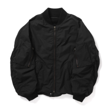 COMOLI / コモリ | コットンナイロン ミリタリーブルゾン - Black