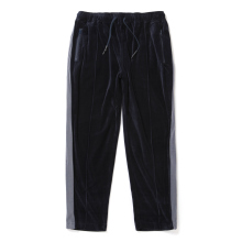 VELOUR TRACK PANTS - Navy
