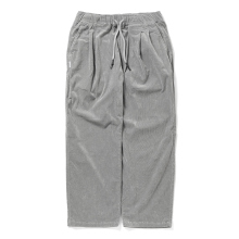 S.F.C Stripes For Creative / エスエフシー | TWO TUCK WIDE PANTS (CORDUROY) - Grey