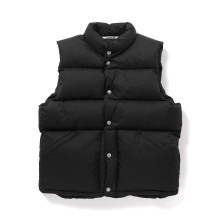 AURALEE / オーラリー | SUPER LIGHT NYLON RIPSTOP DOWN VEST (メンズ) - Black