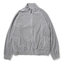 VELOUR TRACK JACKET - Grey