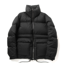 DOUBLE CLOTH HARD TWIST CARSEY BLOUSON - Black