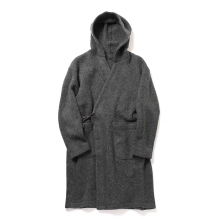ENGINEERED GARMENTS / エンジニアドガーメンツ | Knit Robe - Wool Poly Sweater Knit - Charcoal