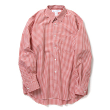 FOREVER / Wide Classic - yarn dyed cotton small check - White / Red
