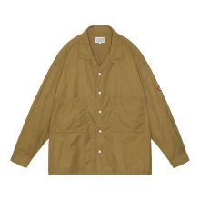 C.E / シーイー | CN TWILL OPEN SHIRT - Brown
