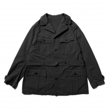 Porter Classic / ポータークラシック | WEATHER BINGHAM JACKET - Black