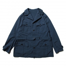Porter Classic / ポータークラシック | WEATHER BINGHAM JACKET - Navy