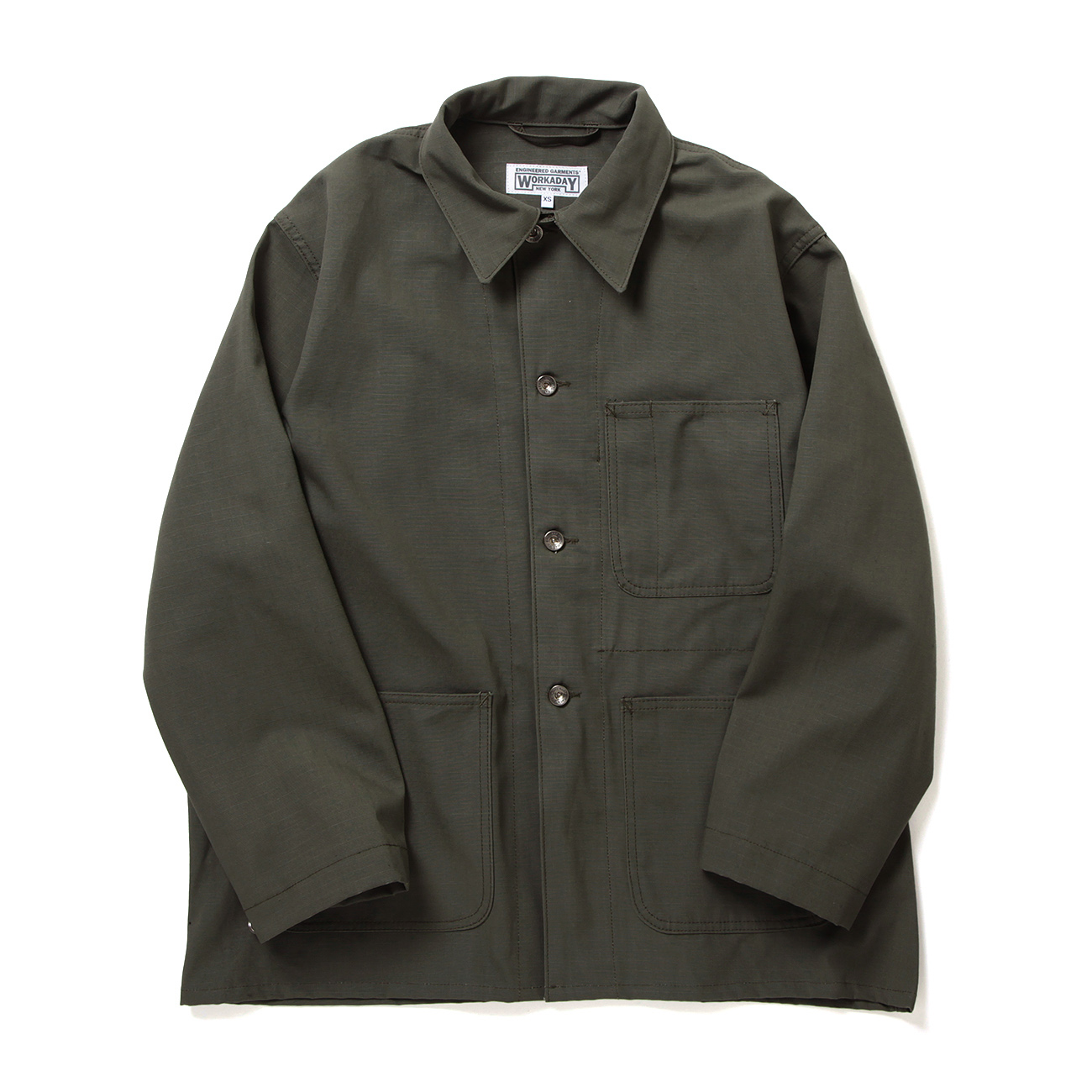 EG Workaday - Utility Jacket - Cotton Reversed Sateen - Dk.Navy