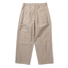 blurhmsROOTSTOCK / ブラームスルーツストック | Cotton Back Satin Baker Pants - Light Beige