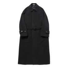 SUPER FINE WOOL MOSSER SOUTIEN COLLAR COAT (レディース) - Black