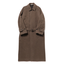 SUPER FINE WOOL MOSSER SOUTIEN COLLAR COAT (レディース) - Top Brown