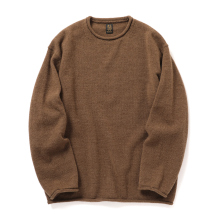 BLUEFACE ROLL NECK (メンズ) - Brown