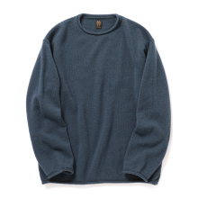 BLUEFACE ROLL NECK (メンズ) - Gray Blue