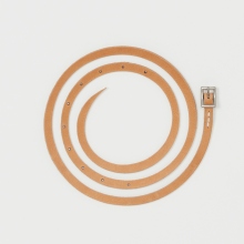 Hender Scheme / エンダースキーマ | snake belt - Natural / Antique Silver