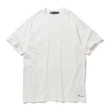 Yohji Yamamoto POUR HOMME / ヨウジ ヤマモト | Ys for men LOGO PRINT SHORT SLEEVE T-SHIRTS - White