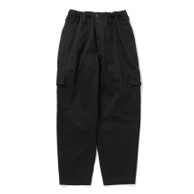 Yohji Yamamoto Ys for men / ヨウジヤマモト ワイズフォーメン | 10S KATSURAGI PANTS WITH BOTH SIDE FLAP POCKET-Black