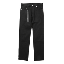 th products / ティーエイチプロダクツ | ROBERT / Straight Denim Pants - Black
