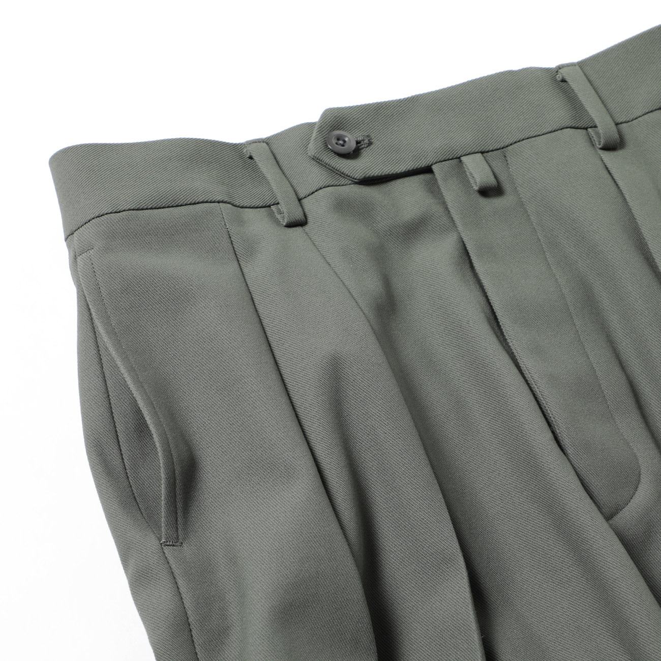 High Twisted Cotton Twill Wide 2タック