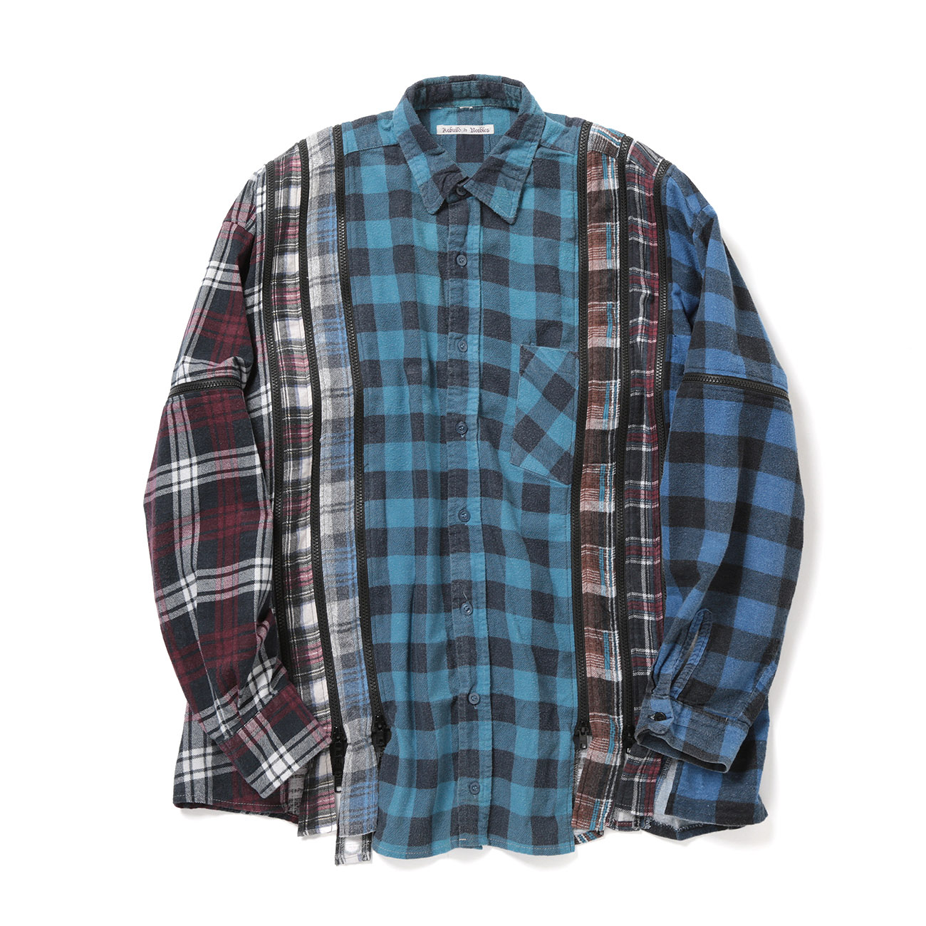 Rebuild by Needles - 7 Cuts Zipped Shirt