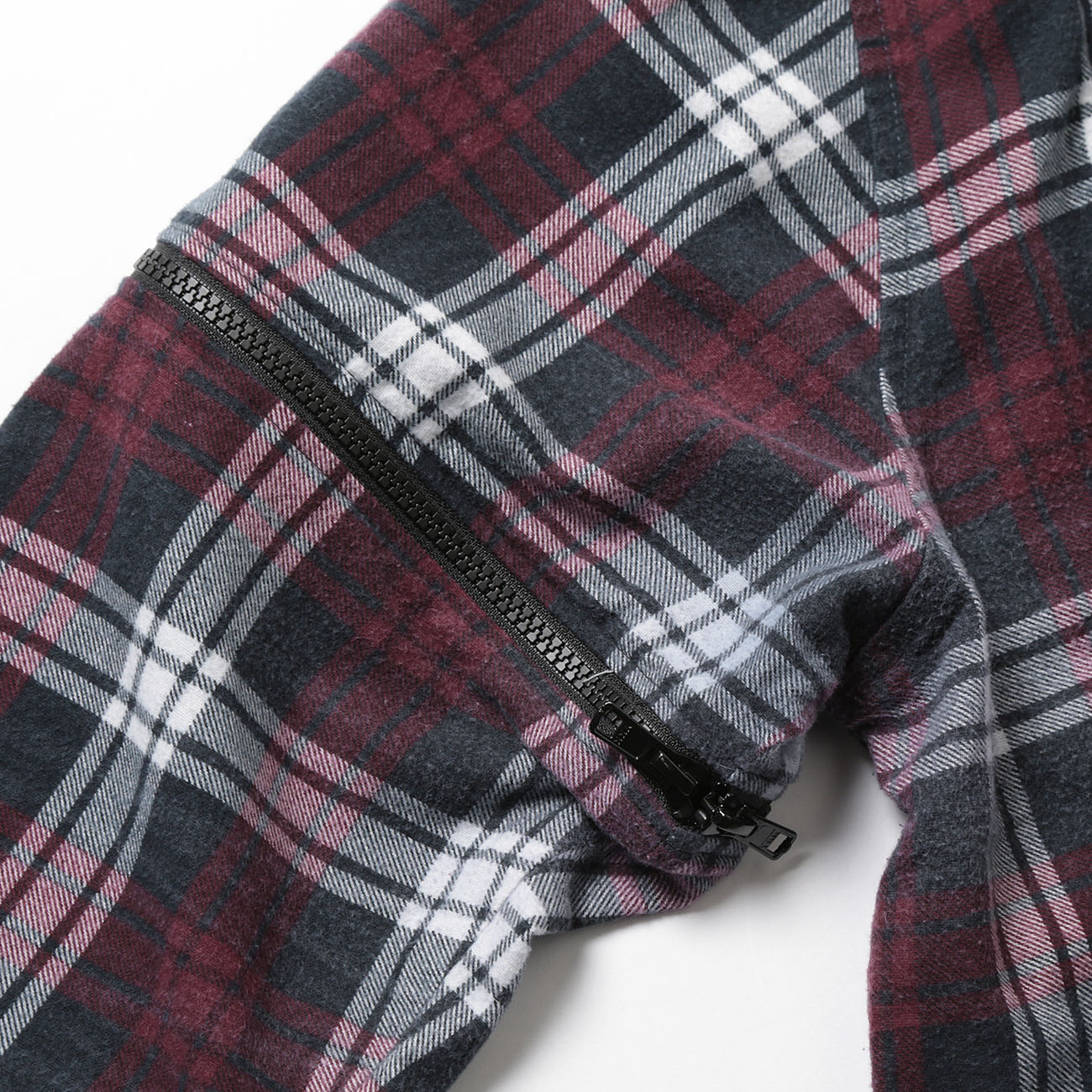 Rebuild by Needles - 7 Cuts Zipped Shirt / Wide - Fサイズ_1 ジップ