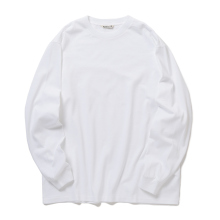 LUSTER PLAITING L/S TEE - White