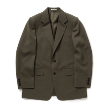 LIGHT WOOL MAX GABARDINE JACKET (メンズ) - Dark Olive Brown