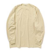 LUSTER PLAITING L/S TEE - Ivory Beige