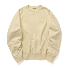 ELASTIC HIGH GAUGE SWEAT P/O - Ivory Beige
