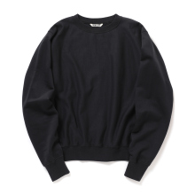 ELASTIC HIGH GAUGE SWEAT P/O - Ink Black(レディース)
